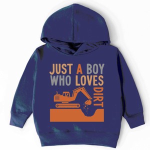 The Juniper Shop Just A Boy Who Loves Dirt Toddler Hoodie - 1 of 4