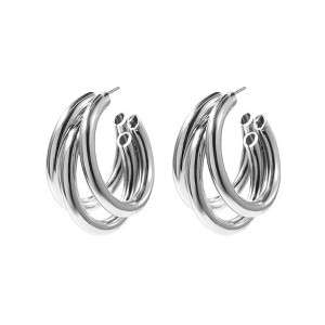 Serenity Triple Hoops Trio Huggie Hoop Earrings - 1 of 3