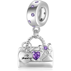 Sterling Silver Hummingbird Dragonfly Ladybug Charm Set, Dainty Jewelry Gift for Women for Bracelets and Necklaces - 1 of 4