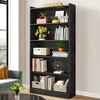 Kumasinova 6/7-Tier Wood Bookshelf with Storage,Display Shelves Bookcases,Tall  Bookshelf for Living Room,Bedroom,Office,Kitchen - 4 of 4