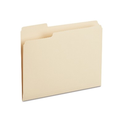 MyOfficeInnovations File Folders 1/3 Cut Letter Size Manila 100/Box 116749