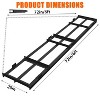 Drag Harrow Driveway Grader, Heavy Duty Power Rake with 6 FT Chain, Tow Behind Lawn Rake for ATV, UTV, Tractor, Mower, Land Leveler for Gravel - 4 of 4