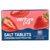 Venture Pal Salt Tablets Chewable Electrolytes, Strawberry, 4 Tubes, 20 Tablets Each - 4 of 4