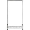 Christian Single Rod Clothes Rack - Chrome - Safavieh - 3 of 3
