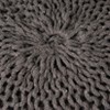 Dexmalle Hazel Knitted Cotton Yarn 20 x 20 Round Pouf - 4 of 4