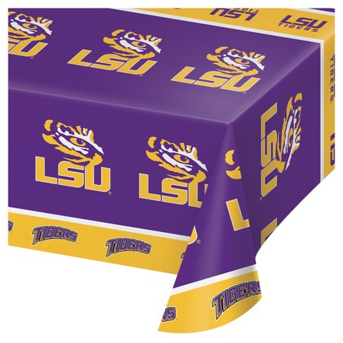 Lsu Tigers Plastic Tablecloth Target