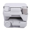 SEVOBAL Toilet Seats 3.2 Gallon Portable Toilet With Clear Water Tank 440 Pounds Weight Capacity Double Leak-Proof Design, Grey, 16.50"*13.90"*12.10" - 3 of 4