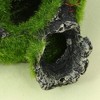 Aquarium Decor, Fish Tank Hiding House - Resin Moss Tree House for Fish & Shrimp, Lifelike Grass, Safe & Easy to Clean Aquarium Accessories - 4 of 4