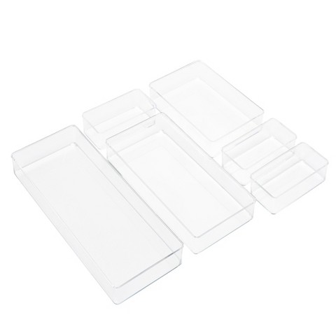 Sorbus 5-Piece Kitchen Drawer Organizer Set - Great Organization Solution for Any Kitchen Drawer (3 Small, 1 Medium, 1 Large)