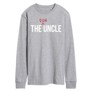 Men's - Instant Message - The Fun Uncle Long Sleeve Graphic T-Shirt - 1 of 4