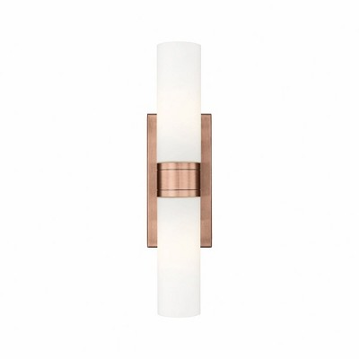 Ballston Urban - 2 Light Bath Vanity In Art Deco Style-3 Inches Tall and 24 Inches Wide