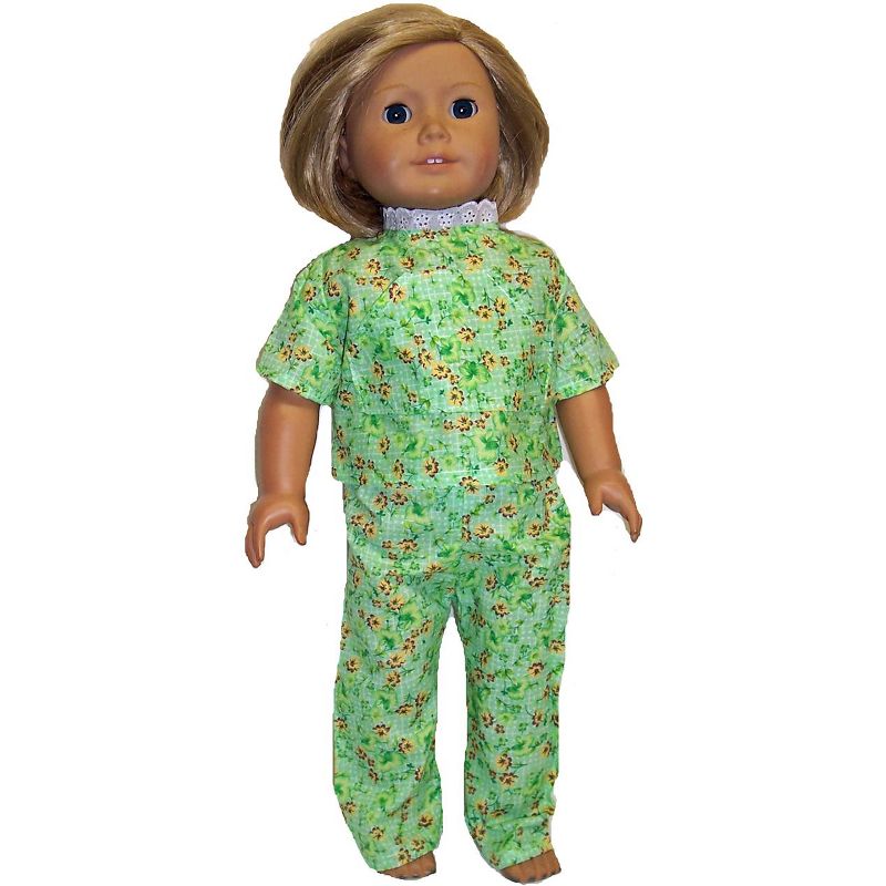 Doll Clothes Superstore Pajamas and Bathrobe For All 18 Inch Girl Dolls, 3 of 5