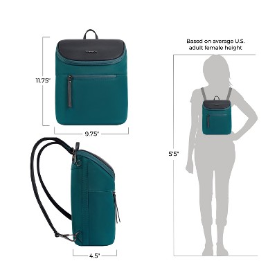 Travelon Anti-Theft Addison Backpack-Evergreen — фото 5