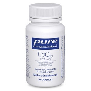 Pure Encapsulations CoQ10 120 mg - Energy, Antioxidants, Brain and Cellular Health, Cognition, and Cardiovascular Support - 30 Capsules - 1 of 4