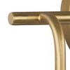 Progress Lighting Lexie 4-Light Vanity Light, Steel, Brushed Gold, Opal Glass Shades, Damp Rated - 3 of 3