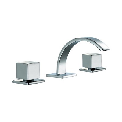 ALFI  AB1326-PC Polished Chrome Modern Widespread Bathroom Faucet