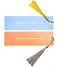 The Gifted Stationery 24-Count Bookmarks, Picasso Art Cardstock Page Markers with Tassel, 7"x2" - 3 of 4