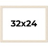 PosterPalooza | 32x24 Wide Barnwood Picture Frame, UV Acrylic, 6 Finishes - Grey, Brown, White, and Black - 2 of 4