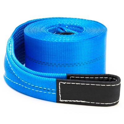 Driver Recovery 2 X 20' Tow Strap With Hooks - 10,000 Pound (5-ton)  Pulling Capacity For Emergency Winch Towing : Target