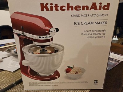 KitchenAid Ice Cream Maker Attachment Stand Mixer  