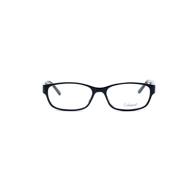 Enhance Optical Designer Reading Glasses EN3903-BLK-49 mm Black Crystal Cateye, 3 of 4