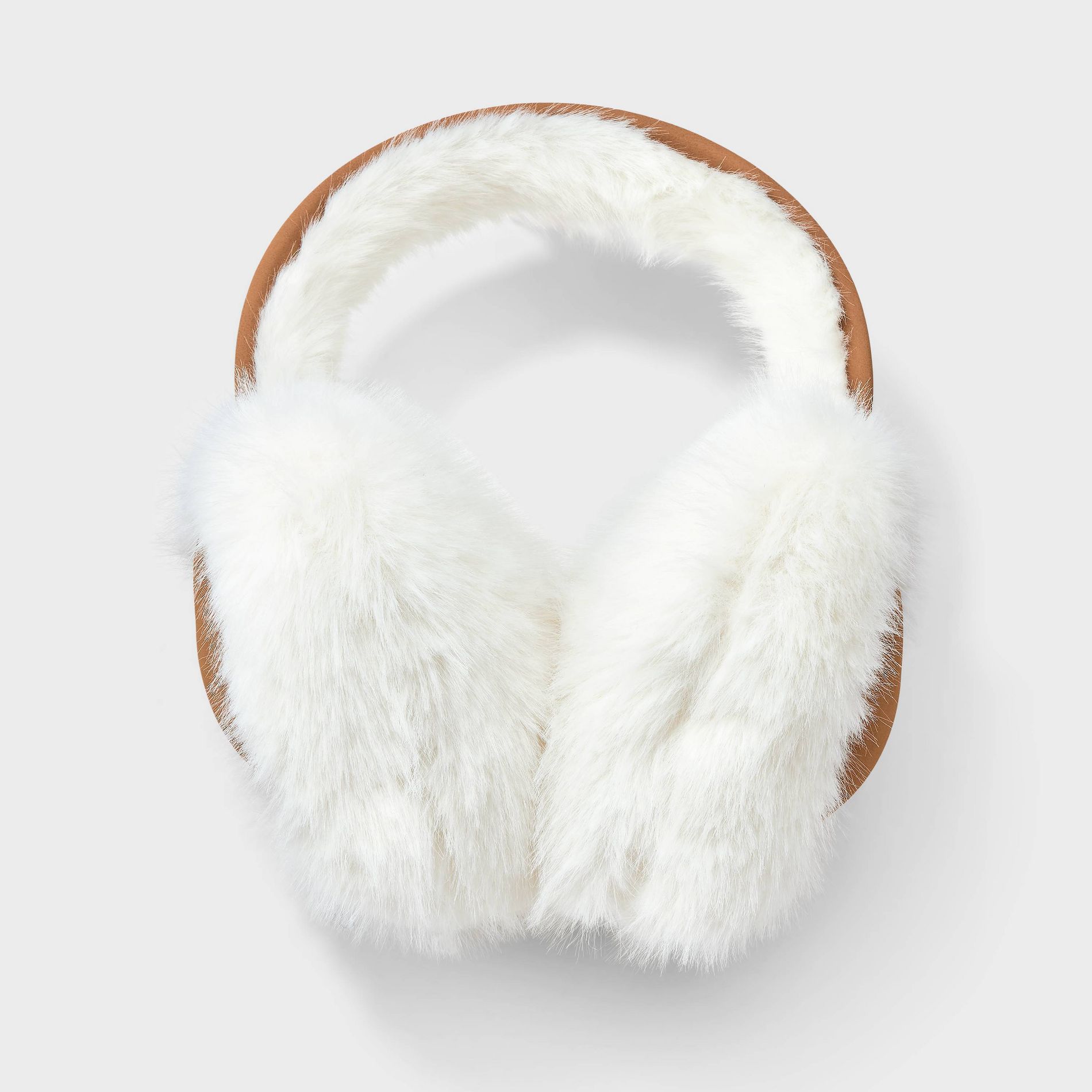 Faux Suede Heart Shape Earmuff - Wild Fable™ White