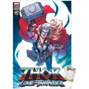 Trends International Marvel Thor: Love and Thunder - Mighty Thor Comic Unframed Wall Poster Prints - 1 of 4