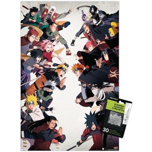 Trends International Naruto Shippuden - Face-Off Unframed Wall Poster Prints - 1 of 4