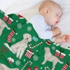 DSANE Golden Doodle Dog Christmas Christmas Throw Blanket Soft Fleece Christmas Blanket Cozy Flannel Throw for Couch Bed - 4 of 4