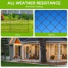 Garden Fence, Metal Decorative Fence - 10 Panels 7.36m, 81cm H No-Dig Rustproof for Flower Bed, Yard, Lawn - 4 of 4