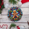 Winter Woodland Gingerbread Man Ornament, Cozy Yuletide Companion for Christmas Decor| OrnamentallyYou - 4 of 4