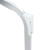 CAVINAS Modern Luxury Simple Arch Chair, PU High Resilience Dining Chair with Crazy Horse Texture and Arched Metal Leg - 3 of 4