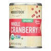 Woodstock Organic Whole Cranberry Sauce - Case of 12/14 oz - 2 of 4
