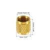 Unique Bargains Refrigeration Hose Pipe Fitting 1/4" SAE Service Access Valve Caps - 2 of 4