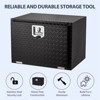 24 Inch Aluminum Underbody Truck Box, Storage Organizer Chest For Pick Up, Rv Trailer, Durable Truck Side Tool Box With T-Handle Lock and Keys - 3 of 4