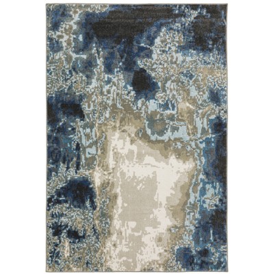 Oriental Weavers Venice 4151Z Blue/ Grey Indoor Area Rug - 3'10" x 5'5"