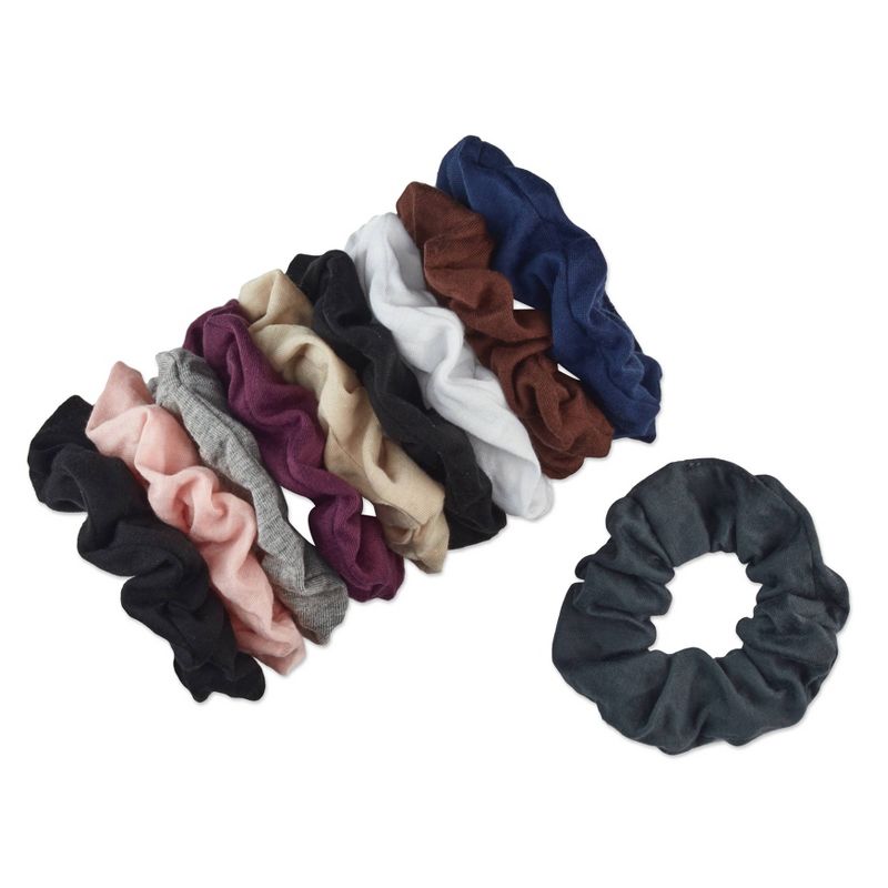 sc&#252;nci No Damage Interlock Twister Scrunchies - Assorted Colors - All Hair - 10pk, 4 of 5