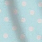 turquoise w- white polka dot