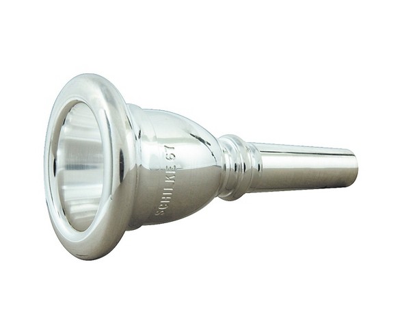 Schilke Standard Series Tuba Mouthpiece in Silver 67 Silver