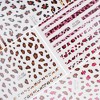 Unique Bargains Self-Adhesive Leopard Print Nail Art Stickers Pink Brown 4 Pcs - 3 of 4