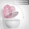 Toilet Seat, Soft Close Lid, Slow Close Noiseless Design, American Standard Compatible - 3 of 4