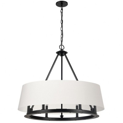 Dainolite Colby 6 - Light Chandelier in  Matte Black