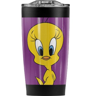 Looney Tunes Tweety Bird Pose Steel Tumbler 20oz Coffee Travel Mug