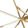 CWI Lighting Oskil LED Integrated Chandelier With Satin Gold Finish - 4 of 4