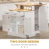 LunaLulinlk Kitchen Island with Storage Cabinet - 3 of 4