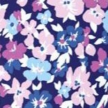 navy happy ditsy