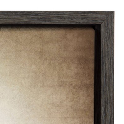 Vintage Baseball Glove and Bat Framed Canvas Print