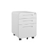 NicBex 3 Drawer Rolling File Cabinets with Lock for Home Office Letter/Legal/A4/F4 - 2 of 4
