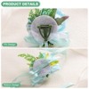 Unique Bargains Wedding Prom Parties Special Events Artificial Wrist Corsage 1 Set - 2 of 4