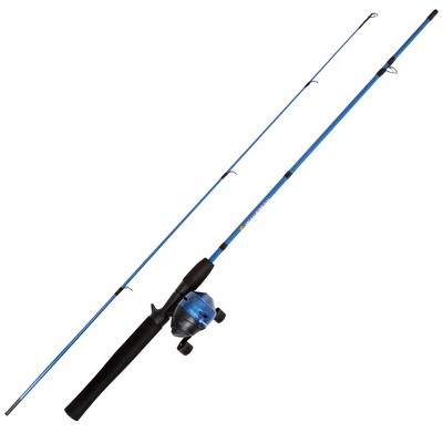 Leisure Sports Spinning Rod And Reel Fishing Combo - Black/blue